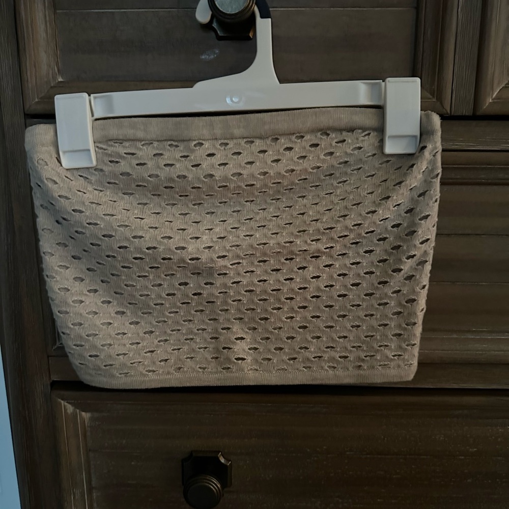 Beige Crop Tube Top